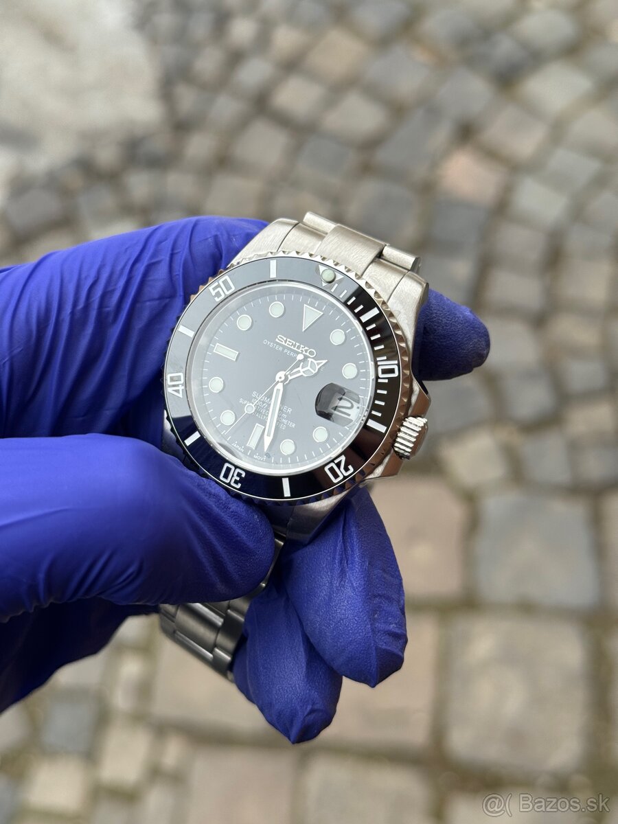 Seiko Mod Submariner Black (40 mm) - 3