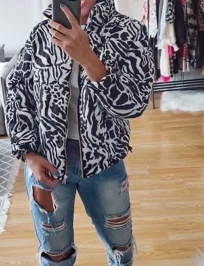 Zebrovaná bunda - 3