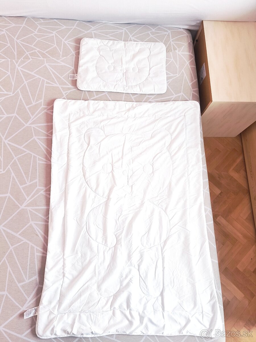 Detská postieľka,mantinel,perina,vánkus,obliecky,fusak, deky - 3