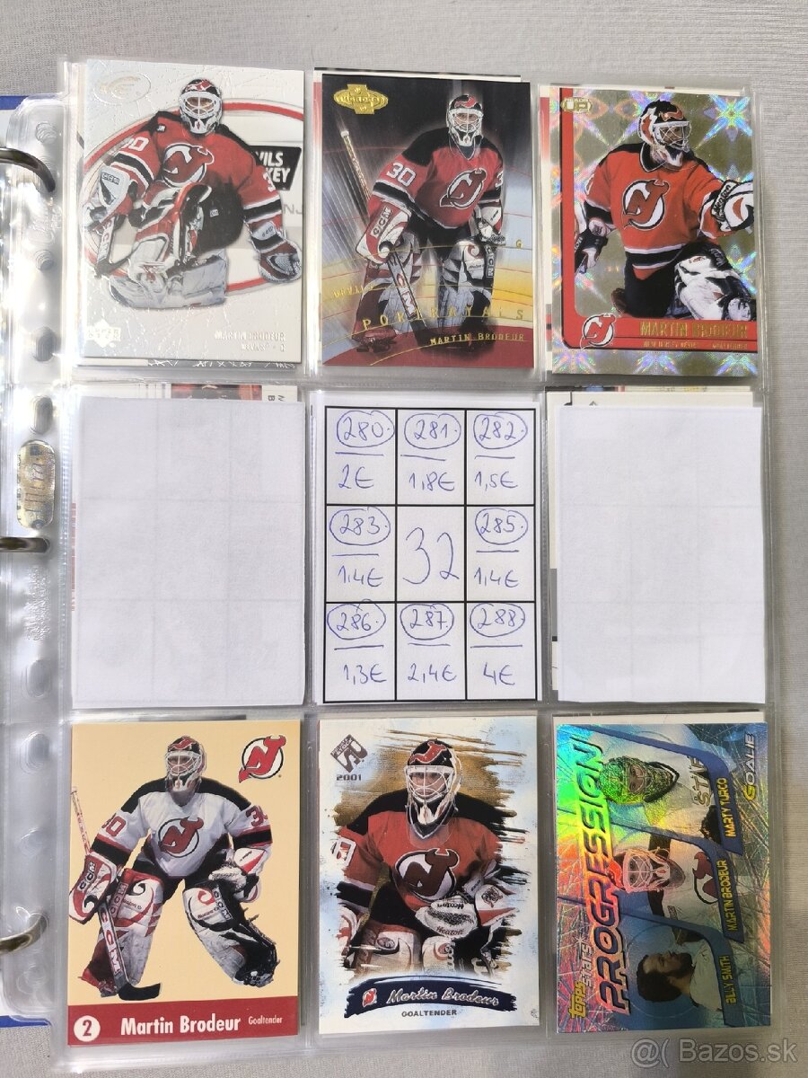 Hokejové kartičky - Martin Brodeur 2 - 3