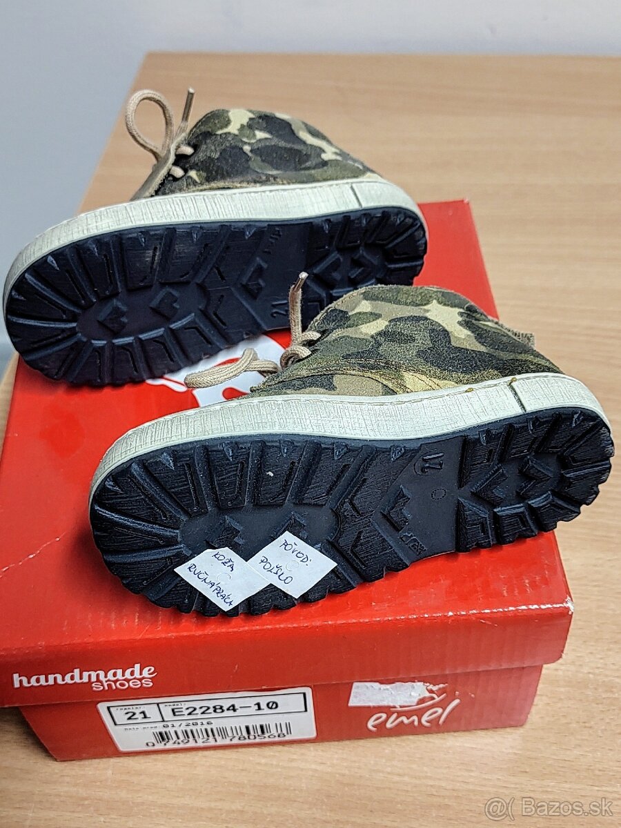 Detské kožené topánky Emel v.21 - 3