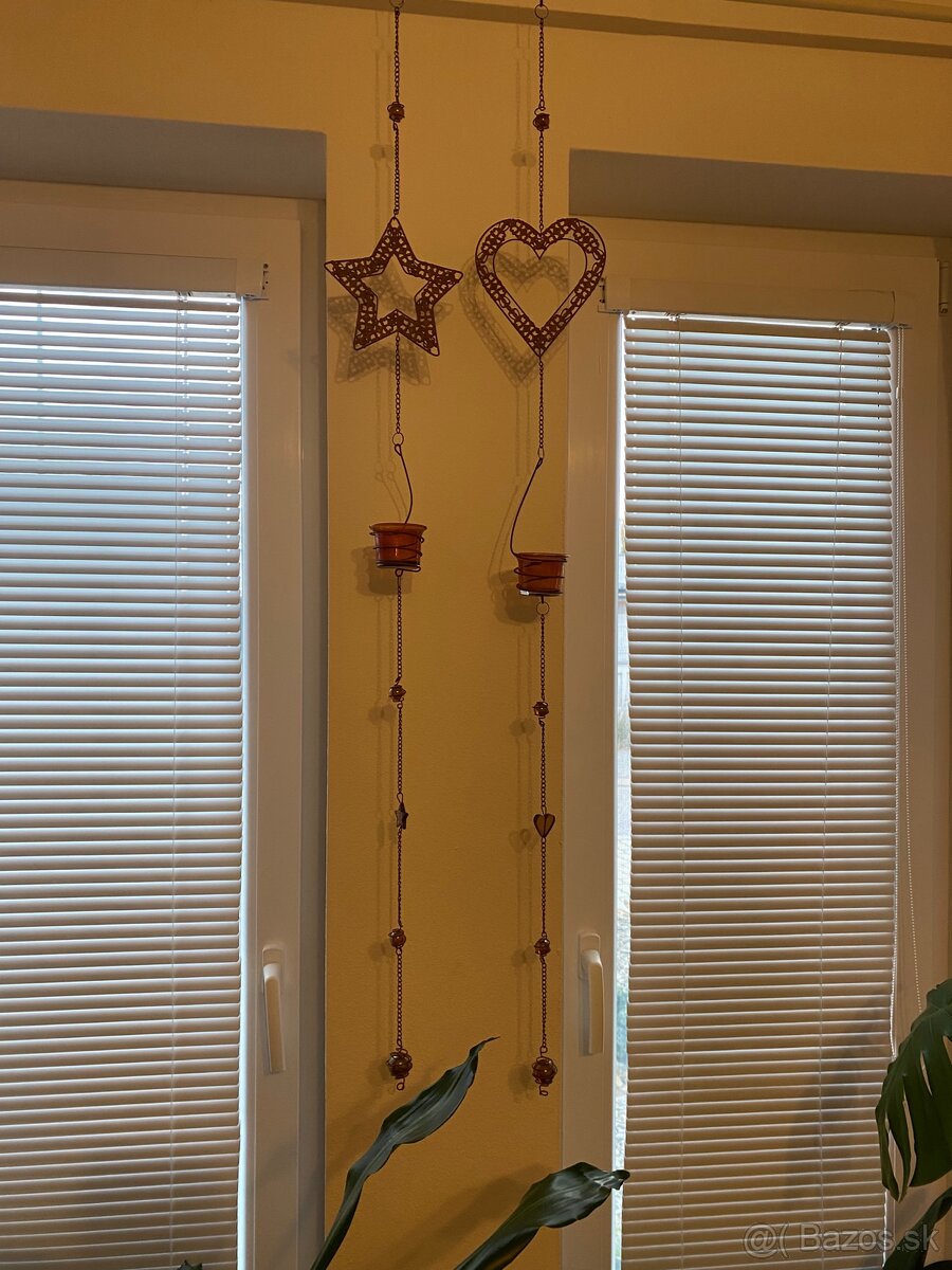 Závesné dekorácie na čajové sviečky - 3