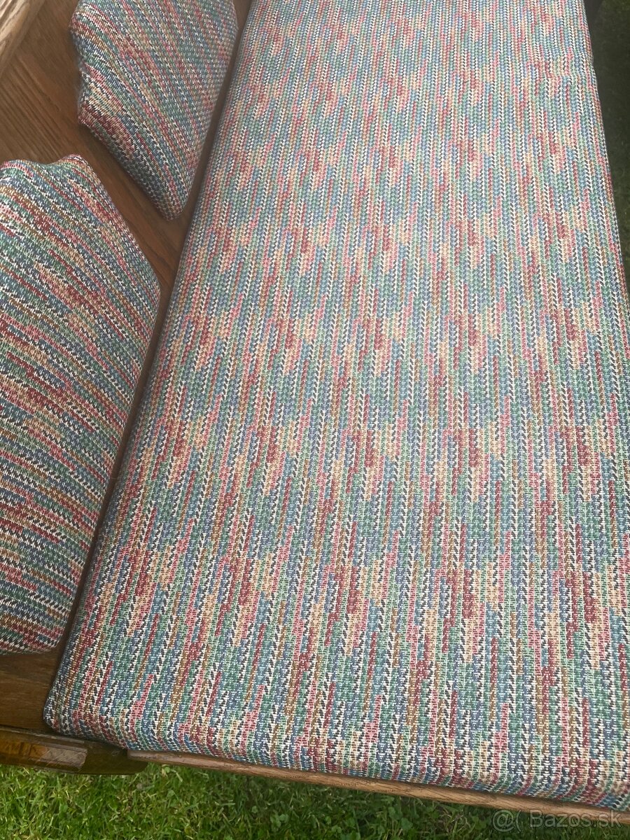 Rohová lavica zo stolom na terasu,chatu,chalupu - 3