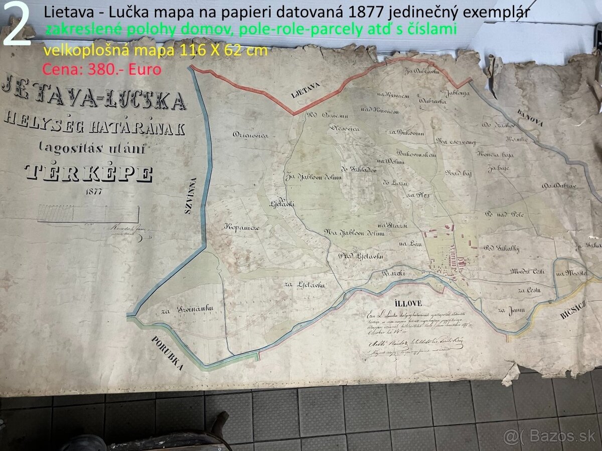 Unikátne mapy okolie Žiliny 1790 - 1810 - 3