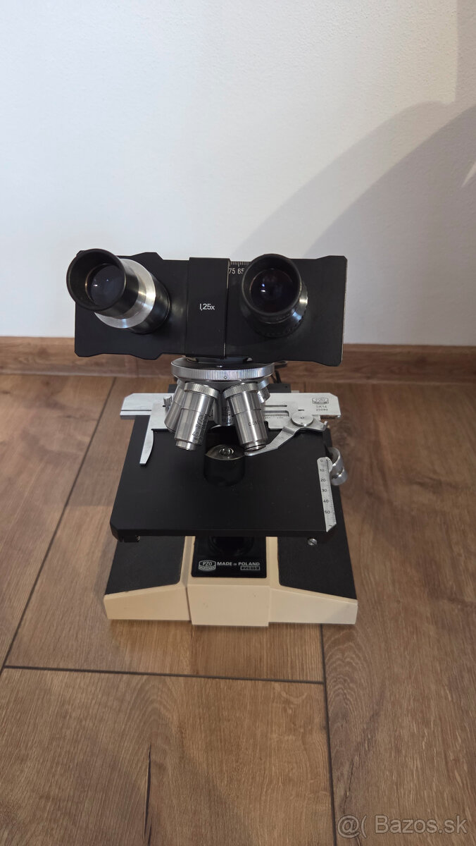 Binokulárny mikroskop PZO - 3