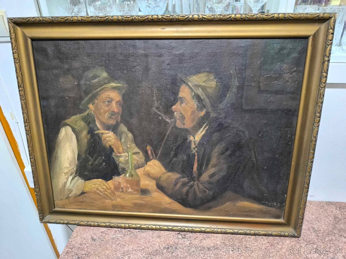 Stará olejomaľba - 3