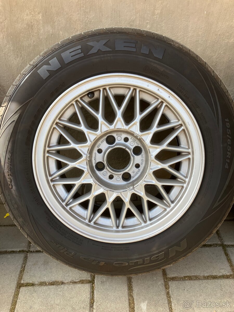 BBS 4x100 R14 195/65 letna sada - 3