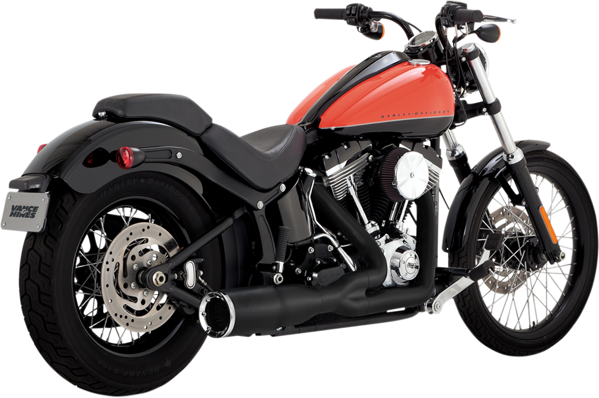 VANCE & HINES HI-OUTPUT 2IN1 SHORT-SOFT TC FXSB/FXCW - BLACK - 3