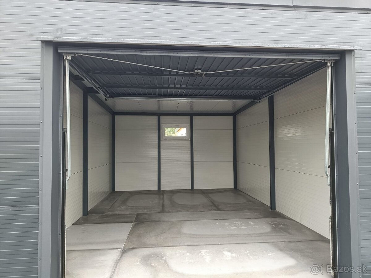 Kontajner - garáž, sklad materiálu 4x6 m - 3