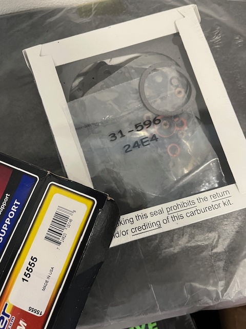 Sada na opravu karburátora Holley 4165 - 3