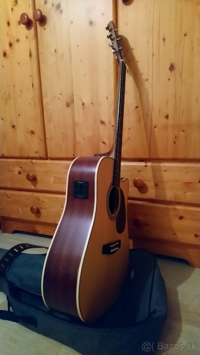 Elektroakustická gitara Cort MR600F NS +obal, pás a ladička - 3
