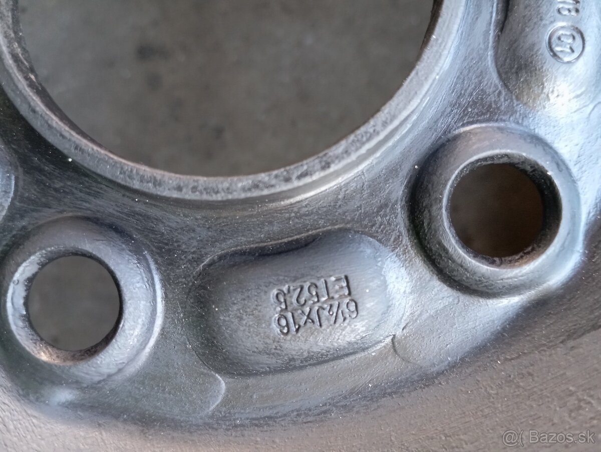 5x108 r 16 plechové disky - 3