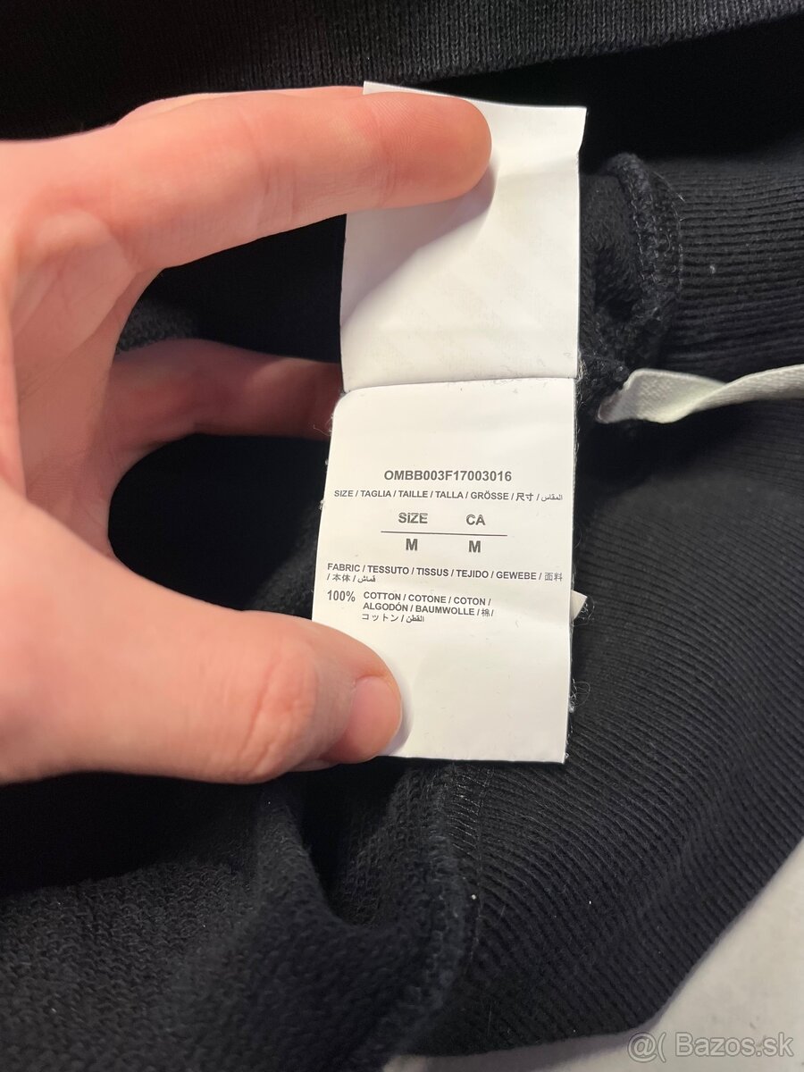 Off White mikina čierna s grafikou - 3