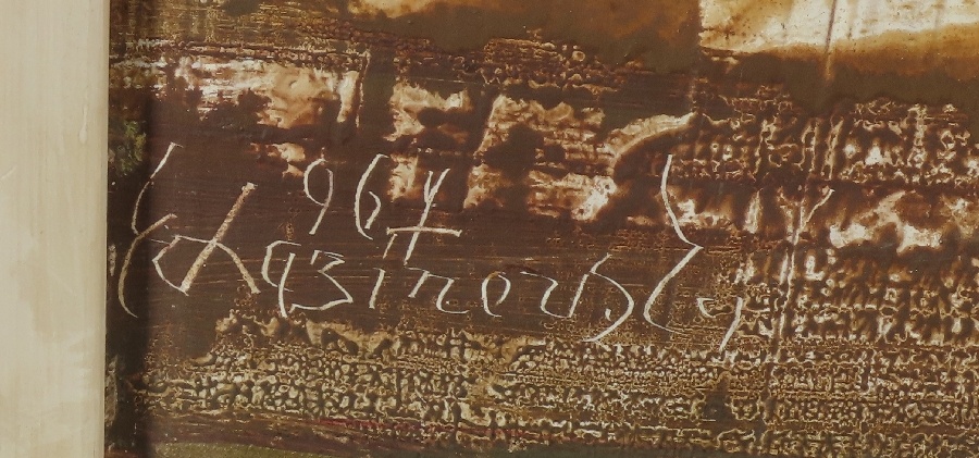 Elena Lazinová - Kytica - Zlatý dážď - olej - 3