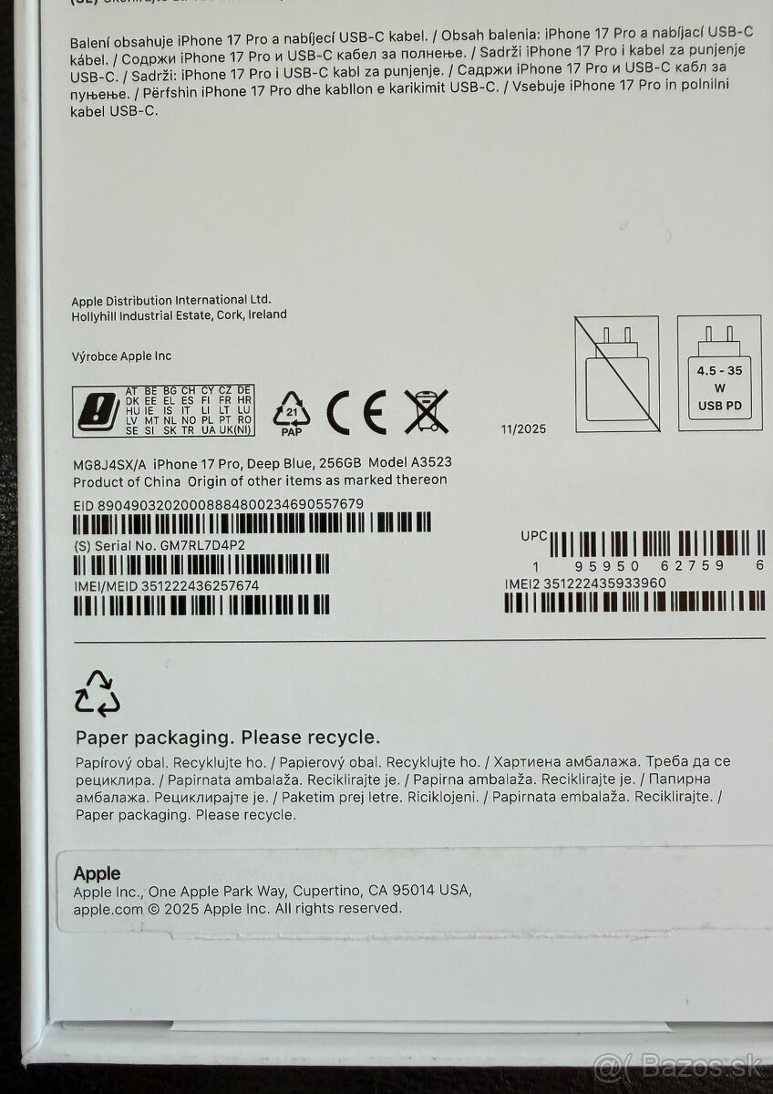 Apple iPhone 17 Pro 256GB nový - 3