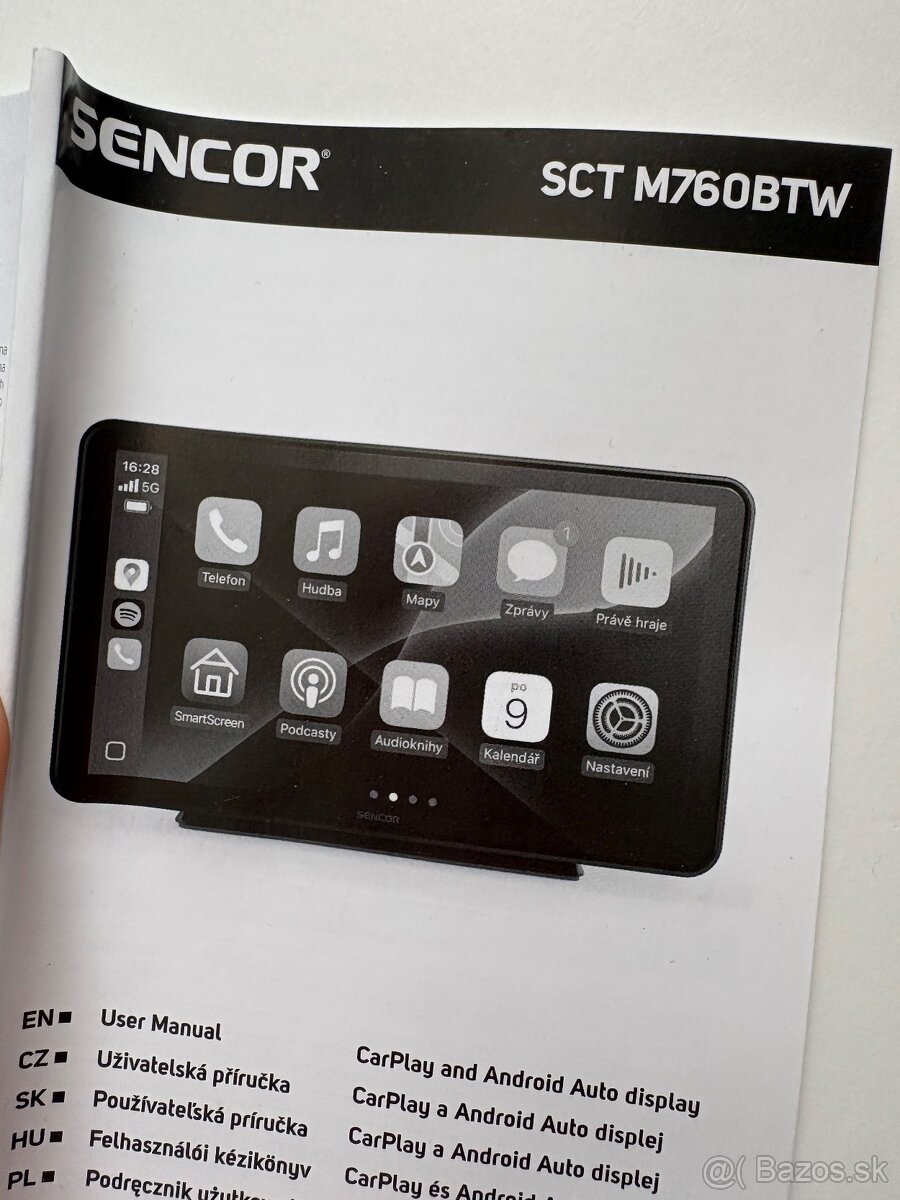 CarPlay Sencor s parkovacou kamerou - 3