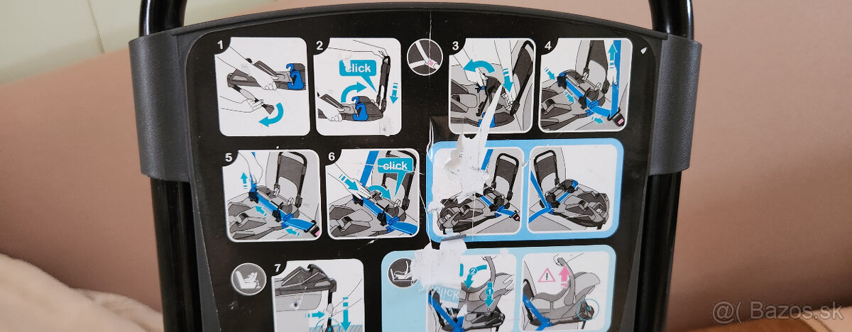 Preám autosedačku a základňu Romer - 3