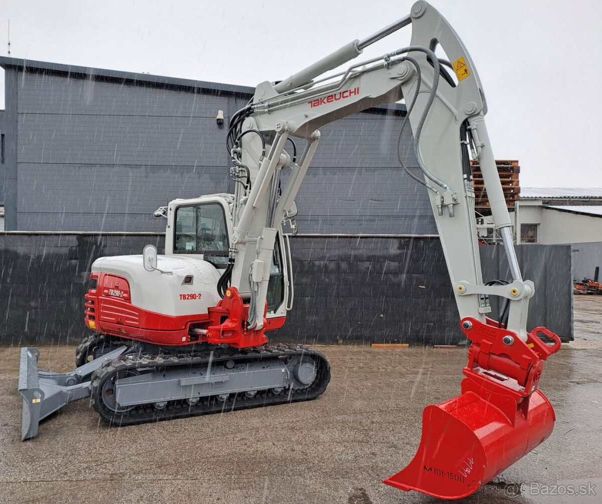 TAKEUCHI TB290 DIESEL - 2x lomený výložník - 3