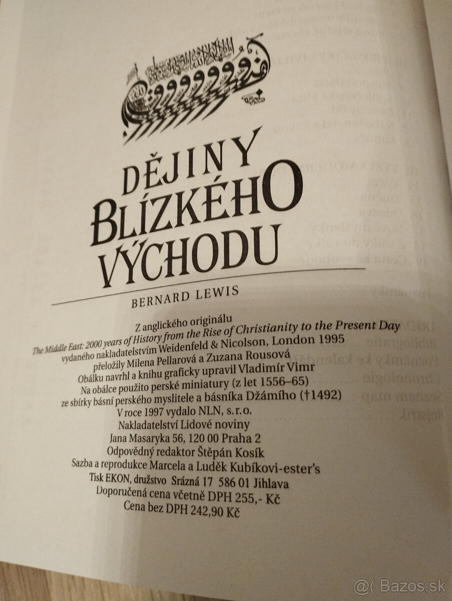 Dějiny Blízkého Východu (edice Dějiny států) - 3