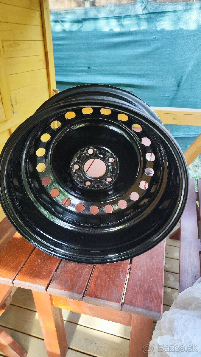 Predám oceľové disky 6,5J x 16 (5x108) - 3