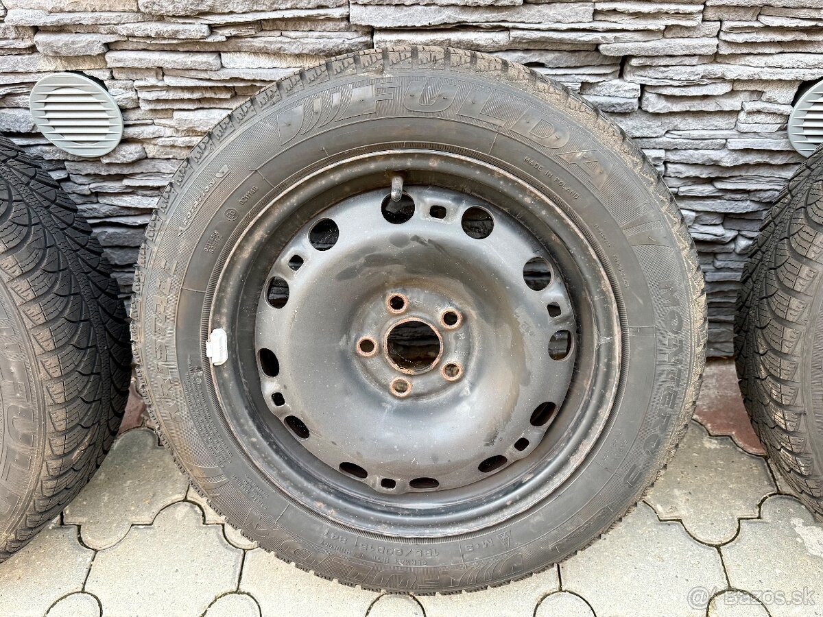 Komplet zimnú sadu na Škoda,Vw,Seat - 5x100 185/60 R15. - 3