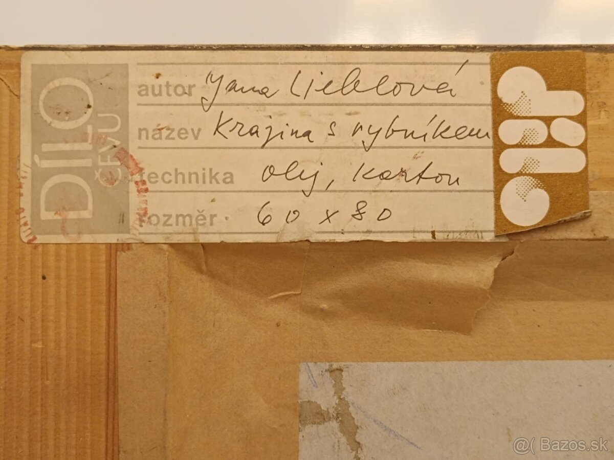 Obraz Jana Lieblová, Orava 1981, olej 60x80 - 3