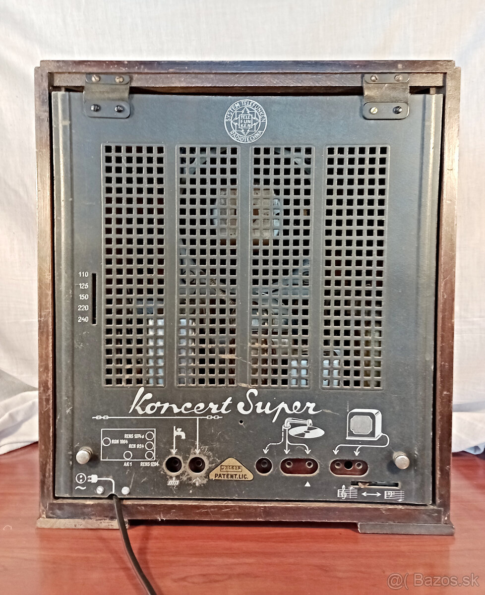 Staré rádio Radiotechna Koncert Super - 3