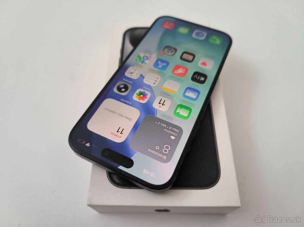 apple iphone 15 PRO MAX 256gb Black Titanium / Batéria 86% - 3