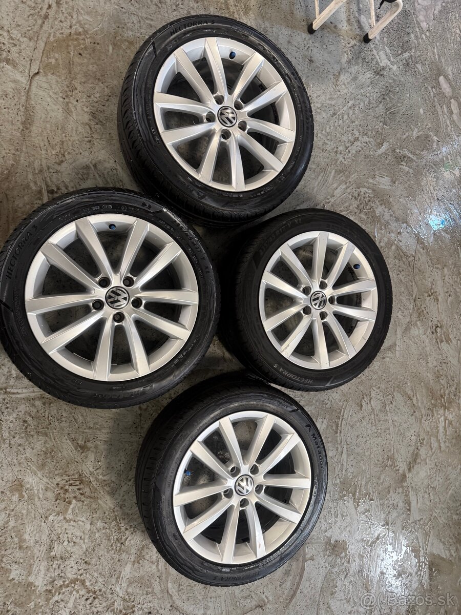 17-stky 5x112 originál + letné pneu - 3