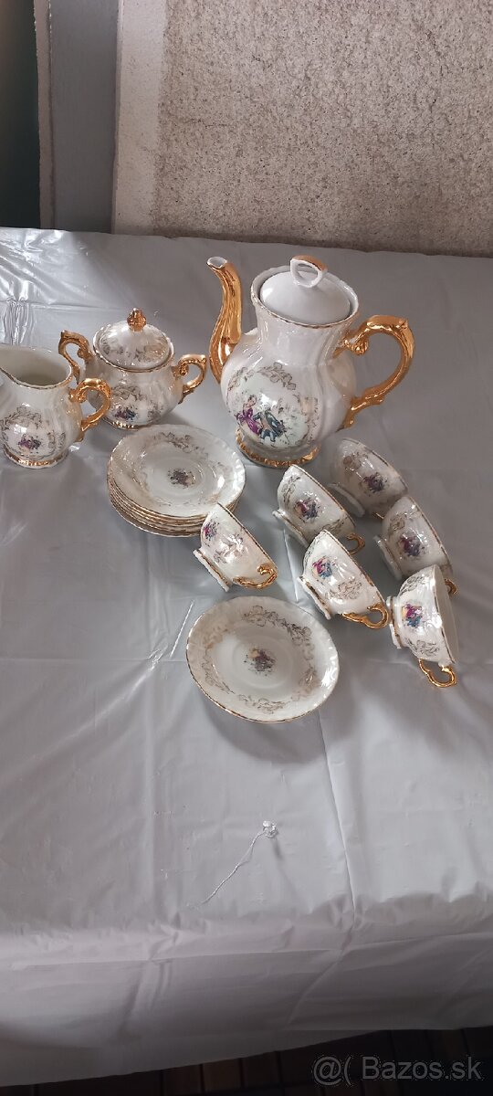 Predám retro kavovu supravu perleťovu - 3