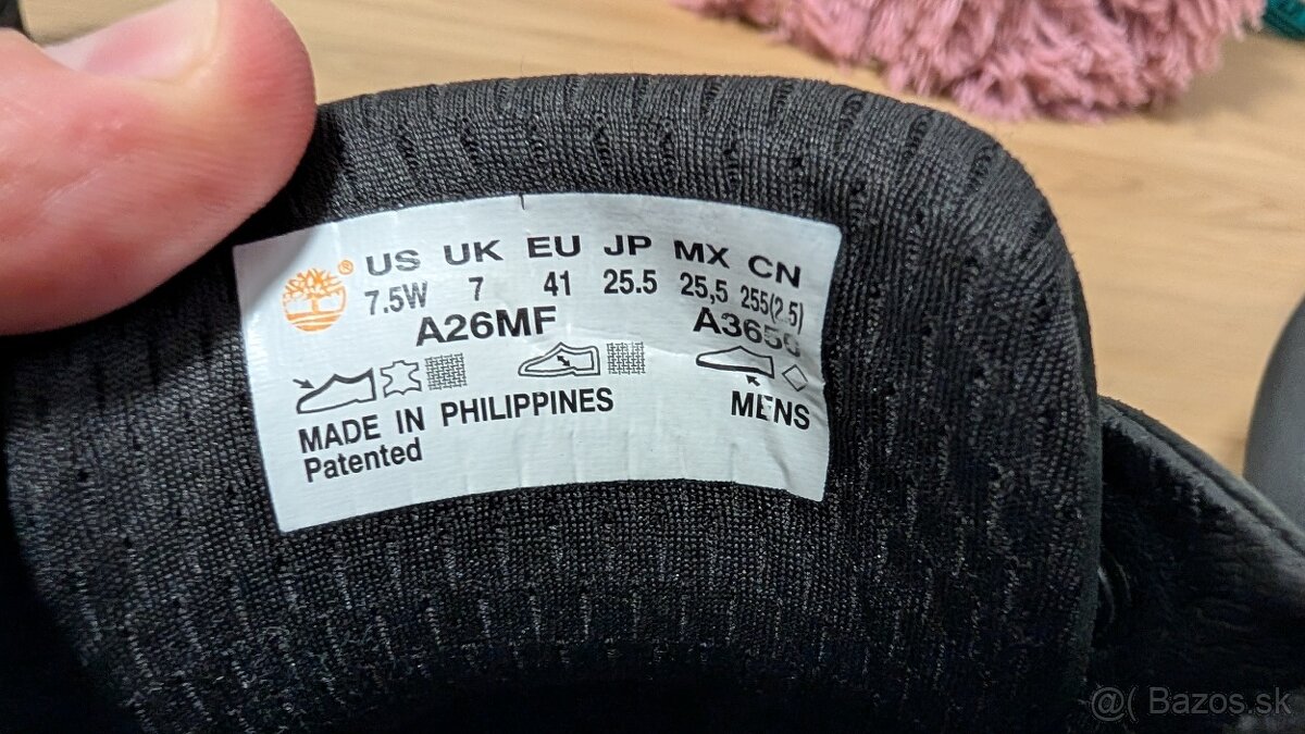 Topanky Timberland - cierne, takmer nove - 3