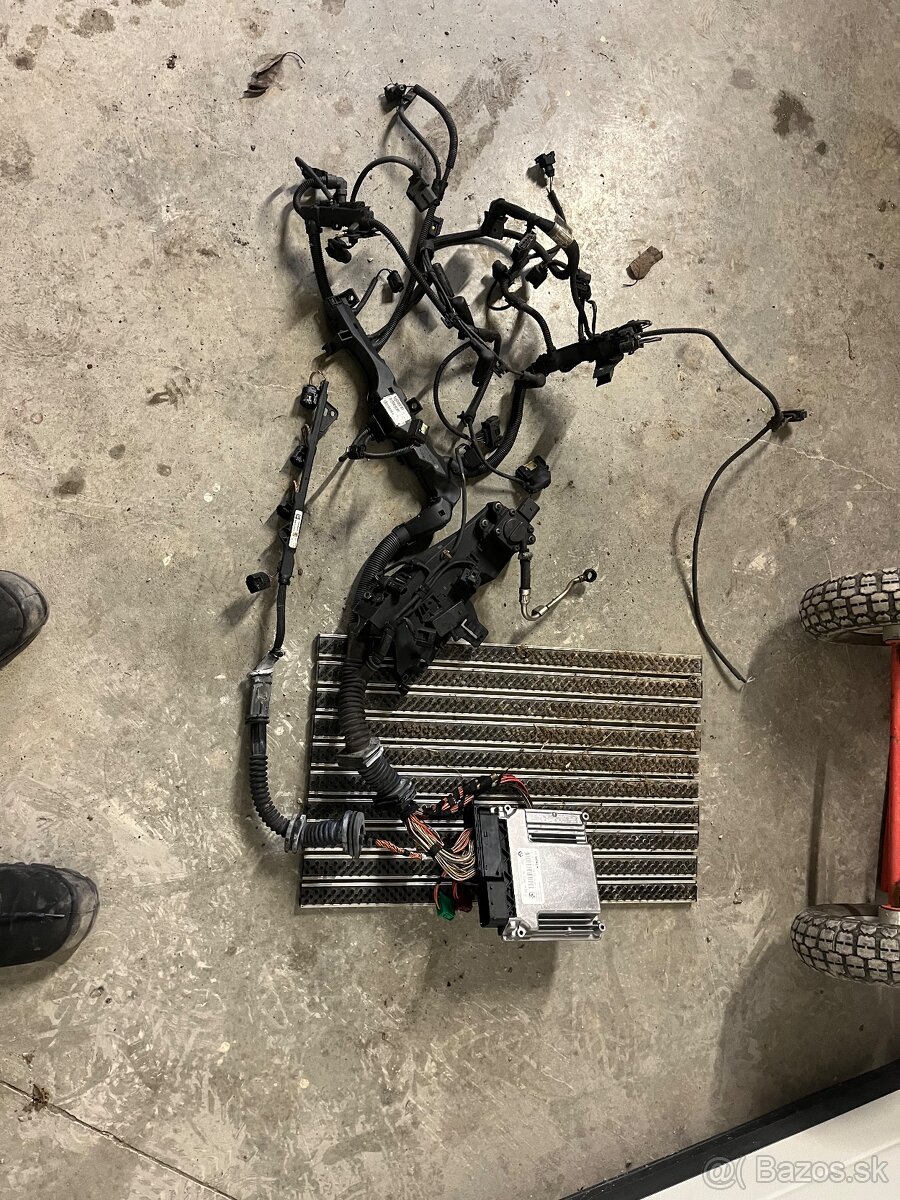 E60 520d N47D20C motorová kabeláž - 3