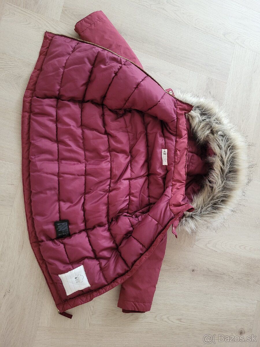 Dievčenská zimná vetrovka veľ. 110 H&M - 3