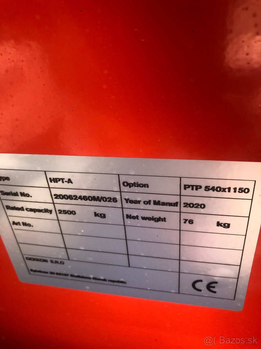 Paletak,paletovy vozik - 3