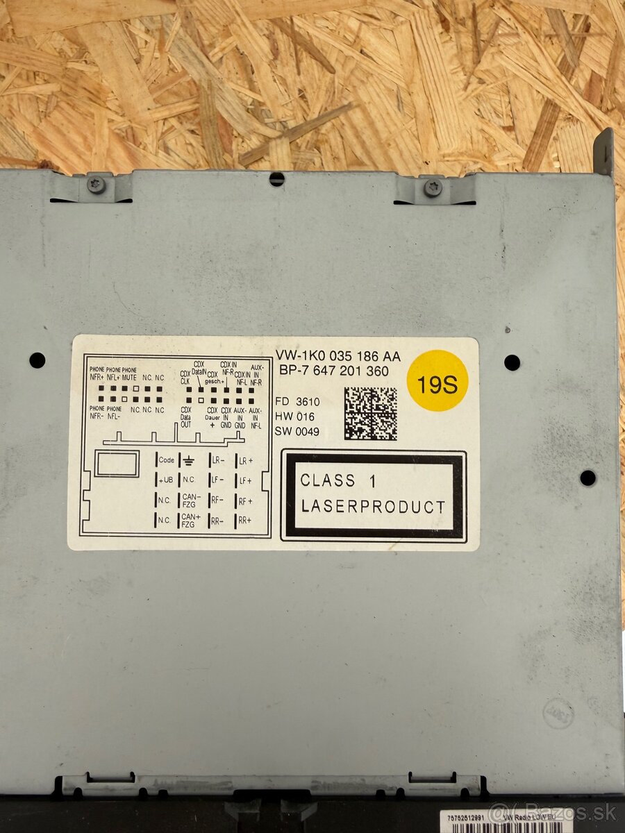 Autorádio RCD 310 (VW) - 3