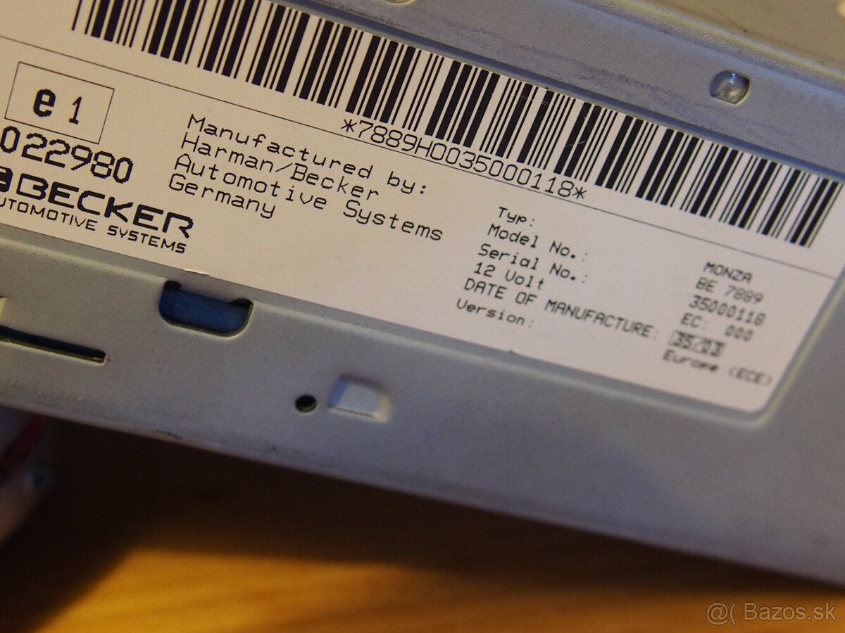 Becker Monza 7889 Volkswagen Individual - 3