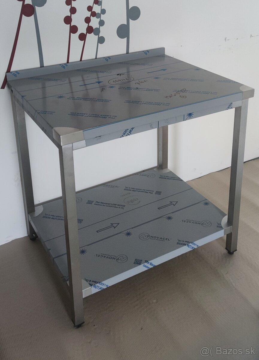 Gastro nerezové, kuchynské pracovné stoly, nerez - 3