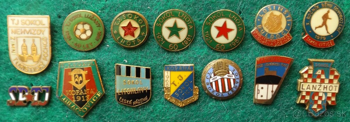 športové odznaky - SOKOL, prevážne fotbal - 3