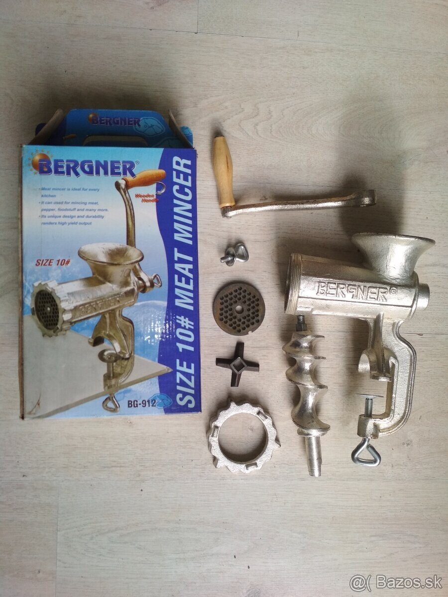 Ručný mlynček na mäso č.10 - 3