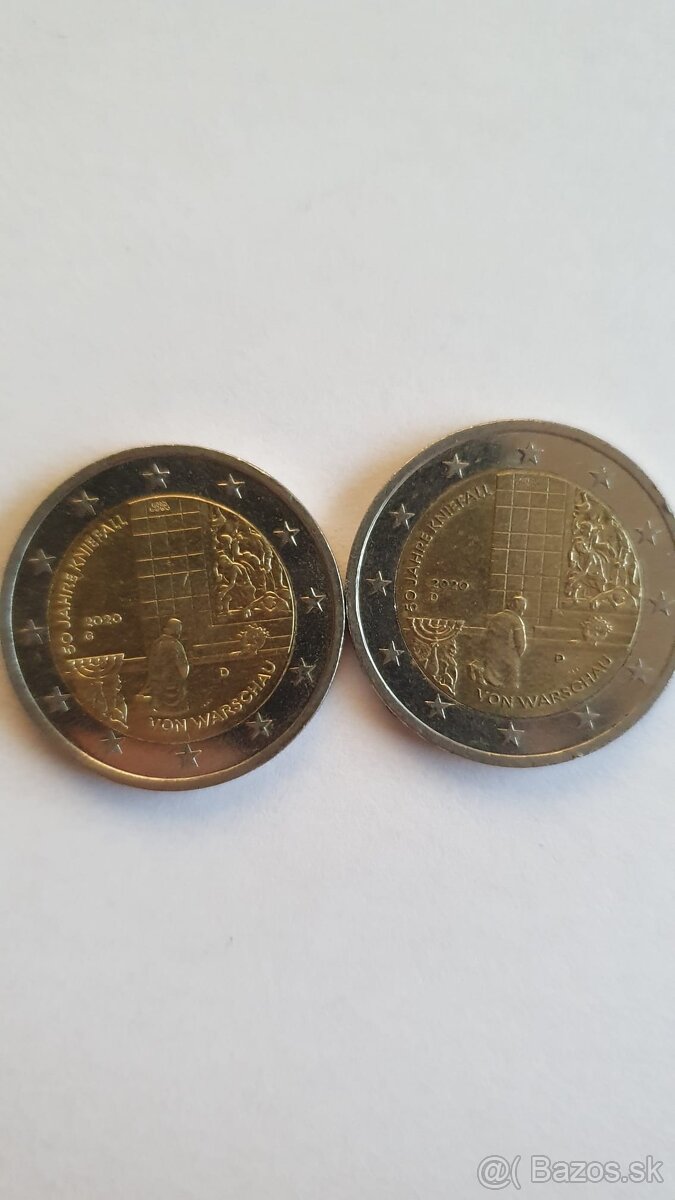 2 eurové pamätné mince nemecko - 3