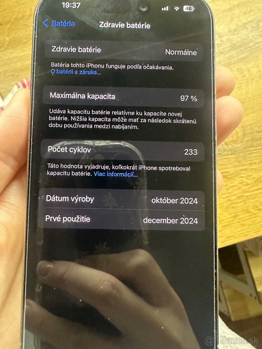 Predám iPhone 16pro 128GB - 3