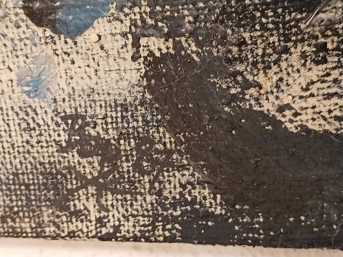 Odrazy modré tmy je olej na plátně - 3