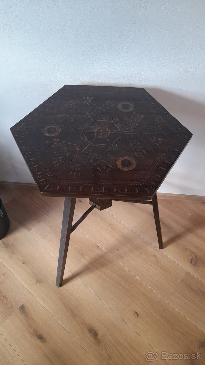 secesný stolík - 3