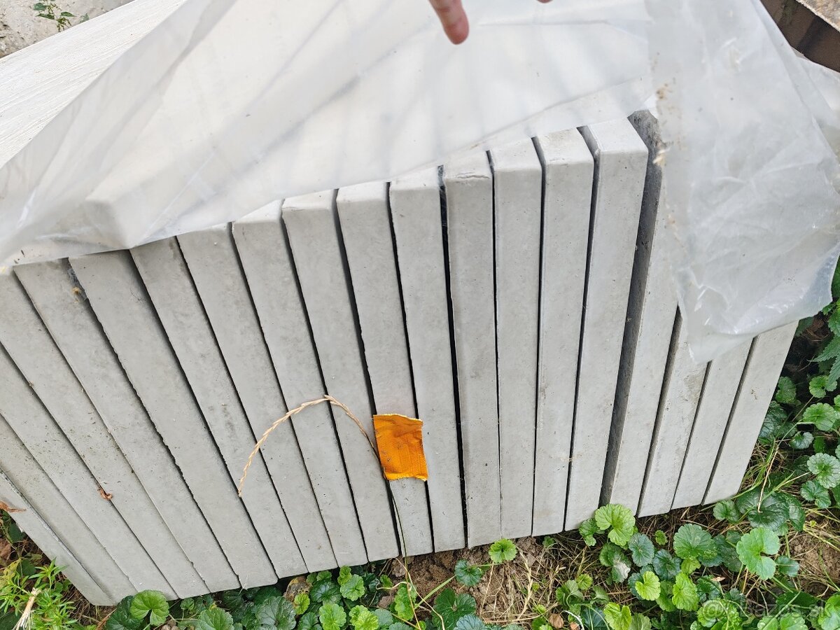 Predám betónové platne na stavbu plotu - 3