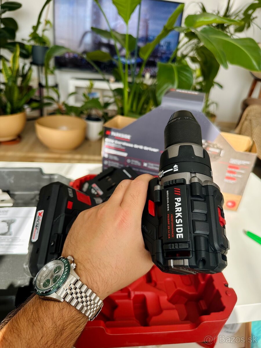 Parkside perfromance nová vrtacka 20v set nove - 3