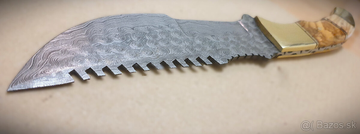 VEĽKÝ Damaškový lovecký nôž - 3