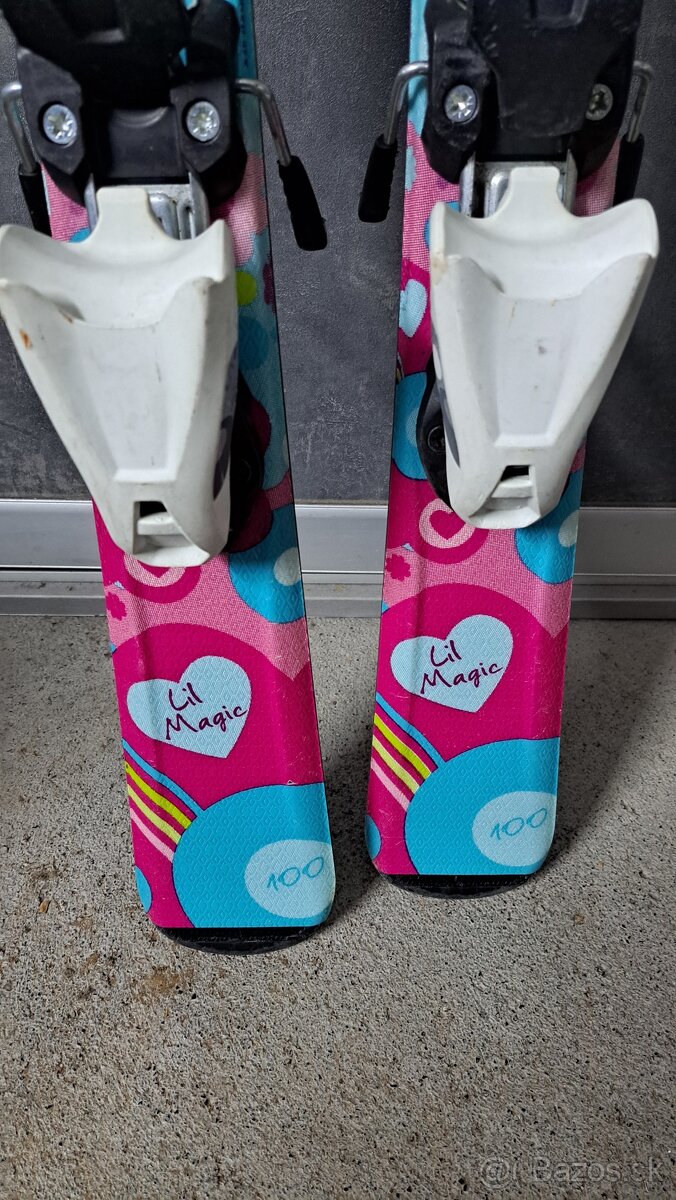 Detské dievčenské lyže Elan – dĺžka 100 cm - 3