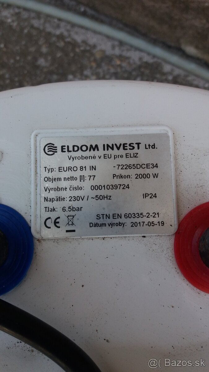 Bojler ELDOM INVEST EURO 81 - 3