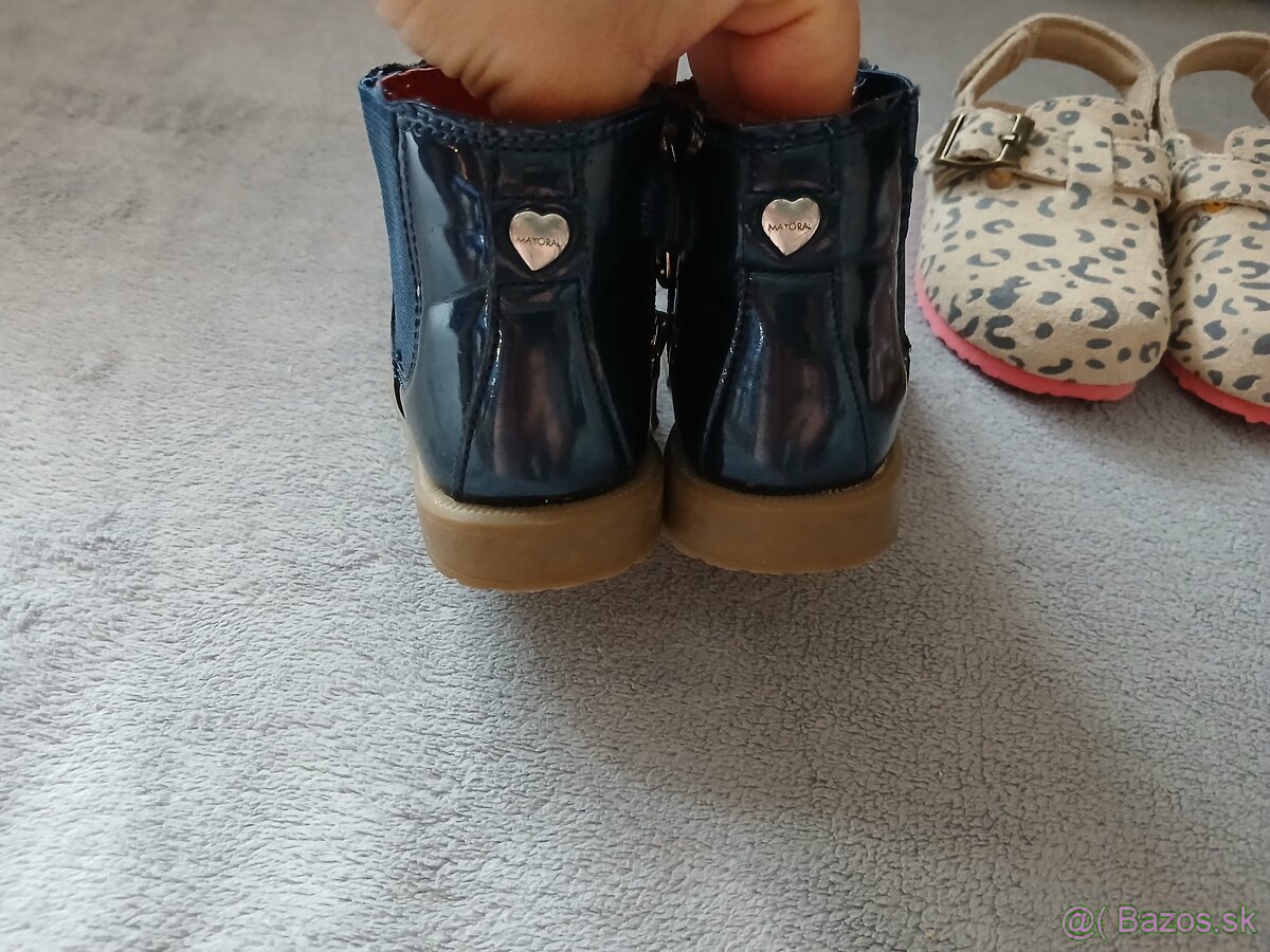 Dievčenské topánočky veľ.21 - 3
