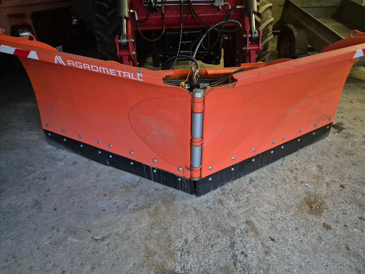 Predám čelný pluh na odhŕnanie snehu - český výrobok - 3